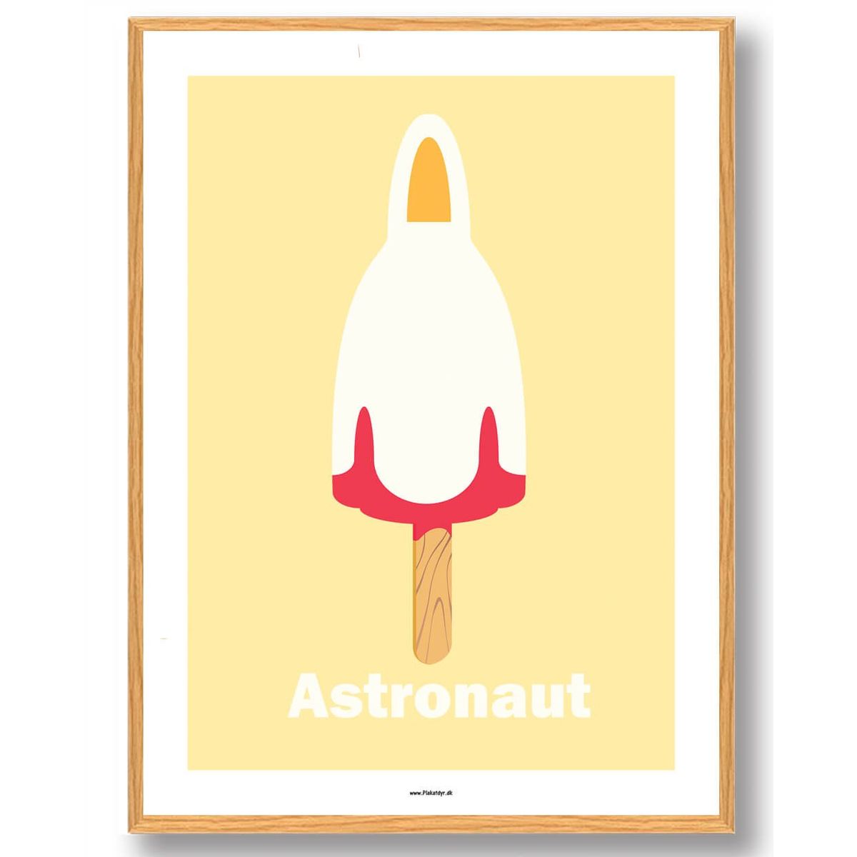 Astronaut is - plakat (Størrelse: XS - 15x21cm (A5))