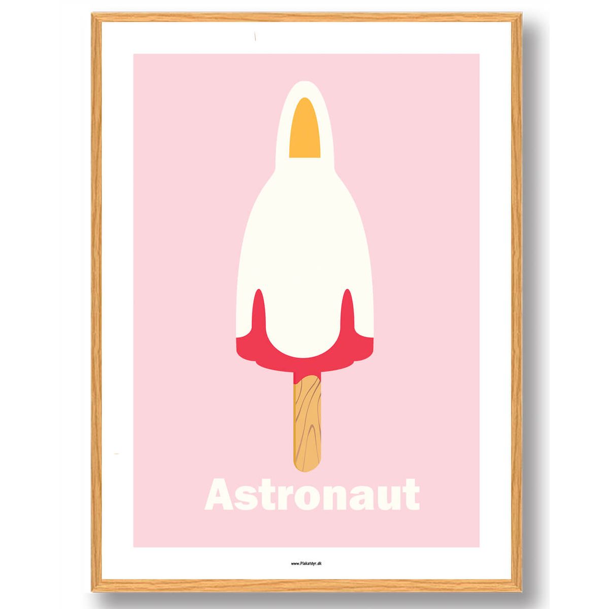 Astronaut is - plakat (Størrelse: XS - 15x21cm (A5))