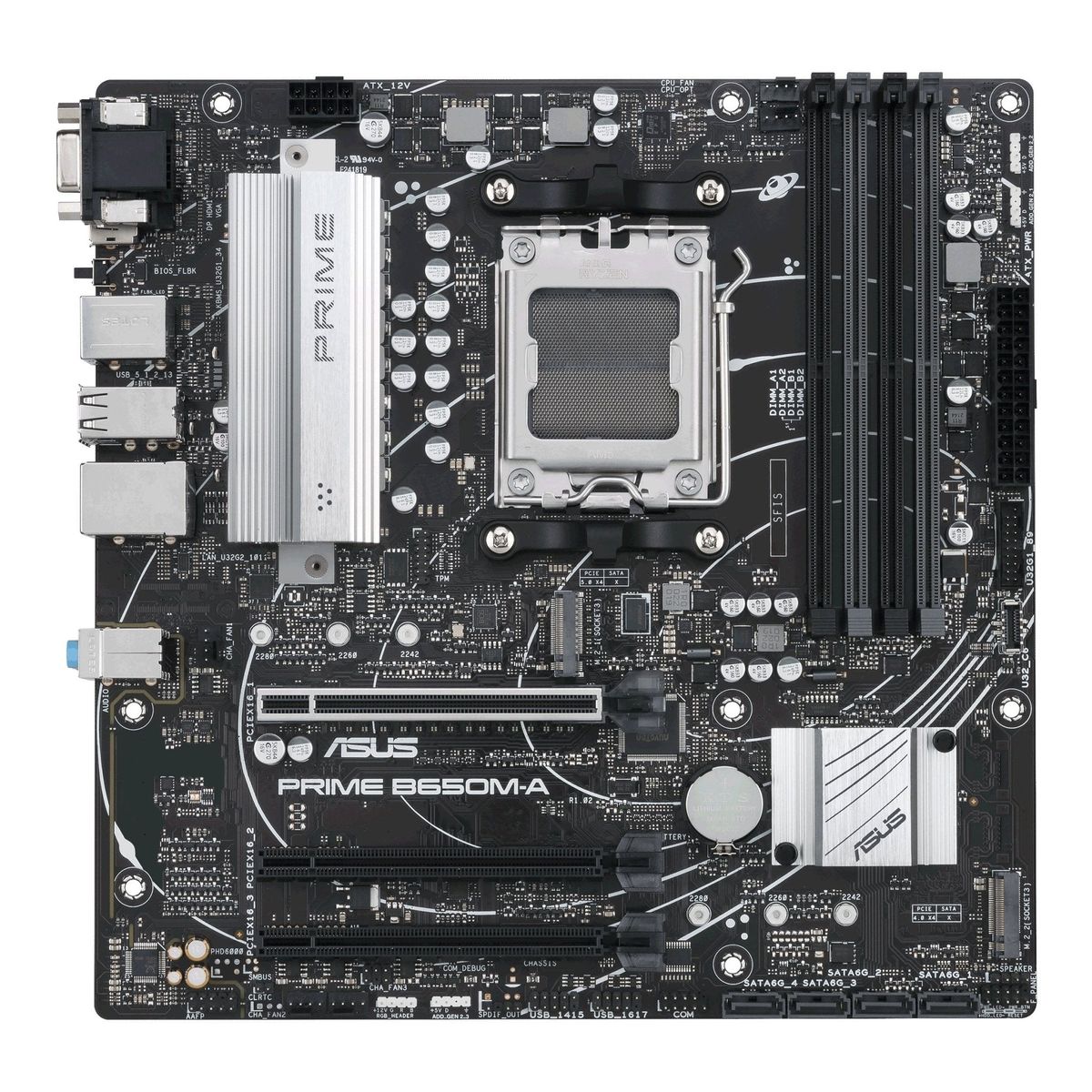 ASUS PRIME B650M-A-CSM (mATX, B650, AM5) - Bundkort