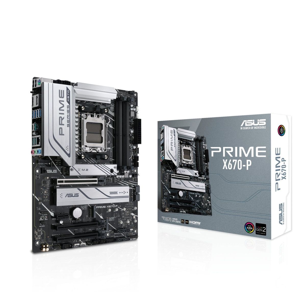 ASUS PRIME X670-P, - Bundkort- AM5