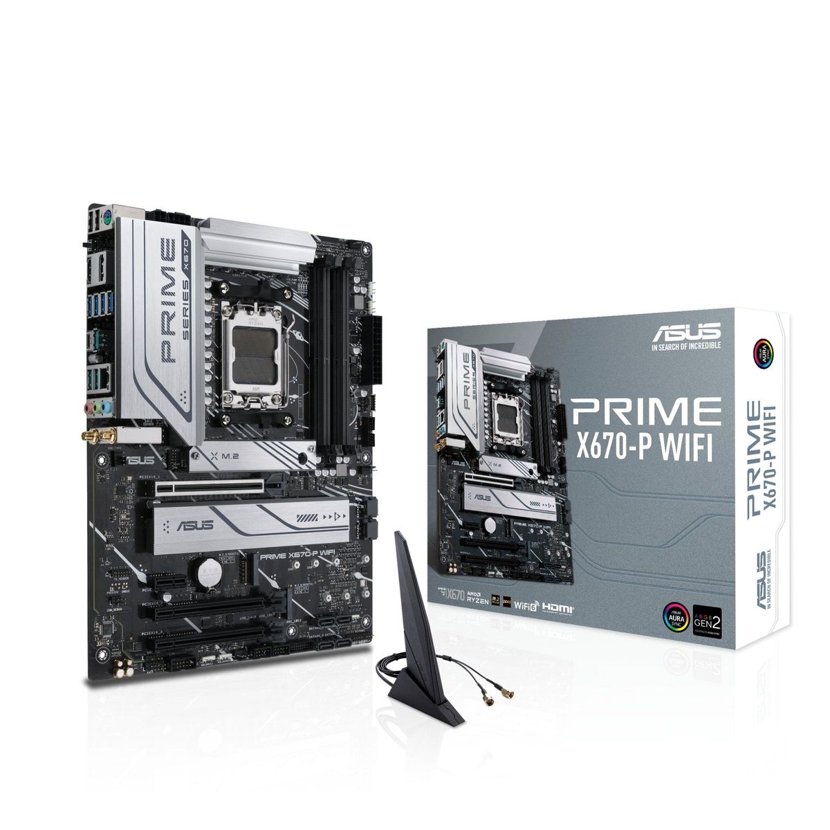 ASUS PRIME X670-P WIFI (ATX, X670, AM5) - Bundkort