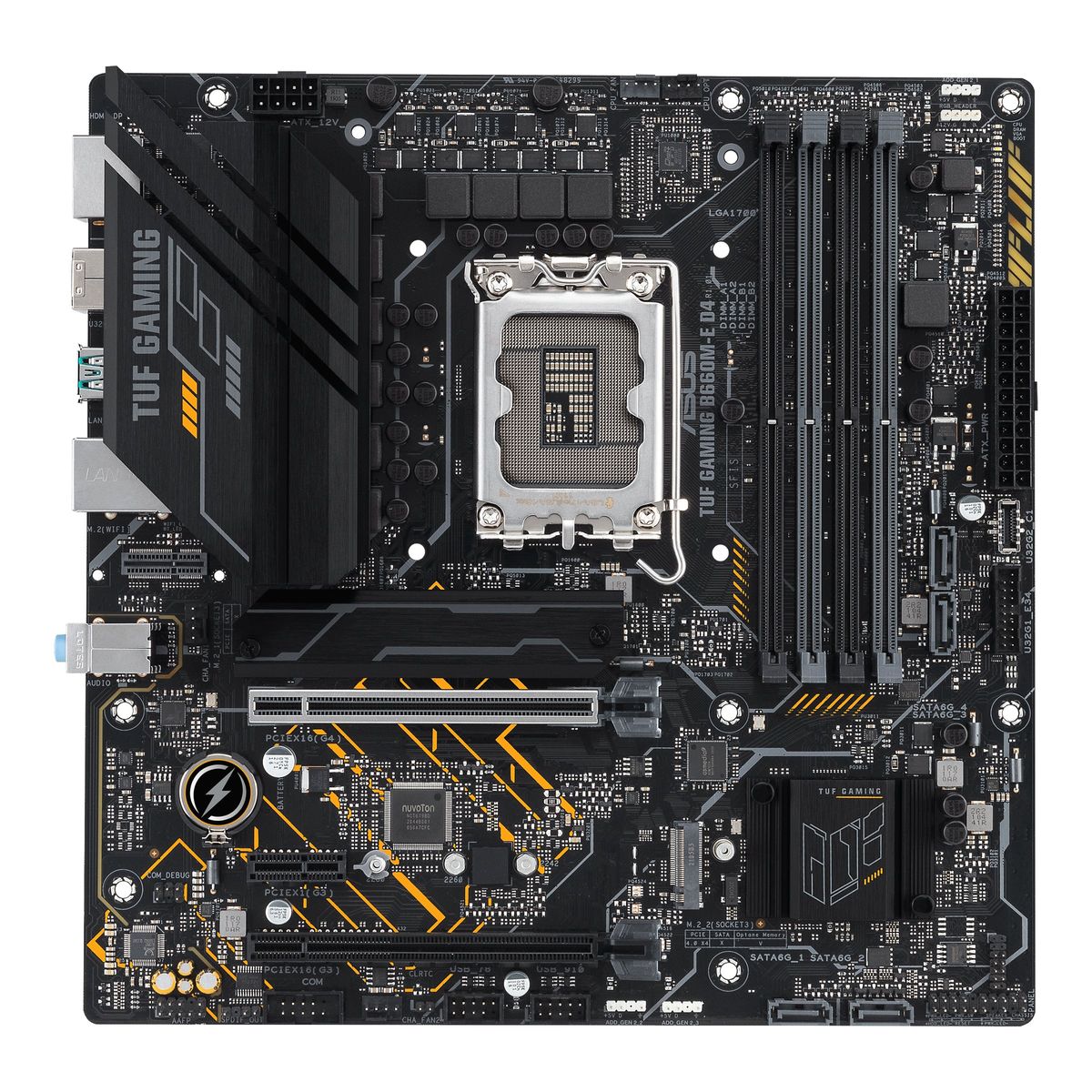 ASUS TUF GAMING B660M-E (mATX, B660, LGA 1700, DDR4)