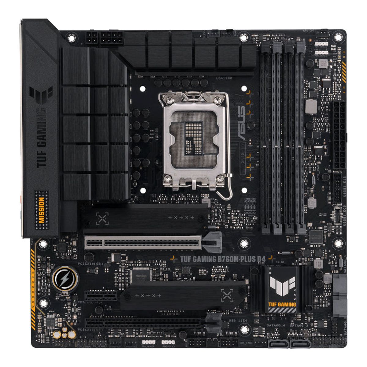 ASUS TUF GAMING B760M-PLUS D4 (mATX, B760, LGA 1700, DDR4)