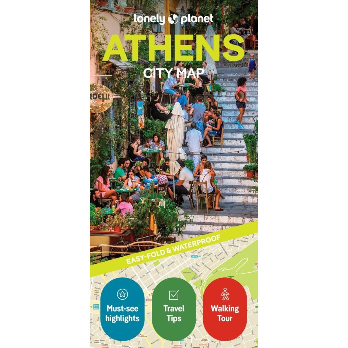 Athens City Map - Lonely Planet - English Book