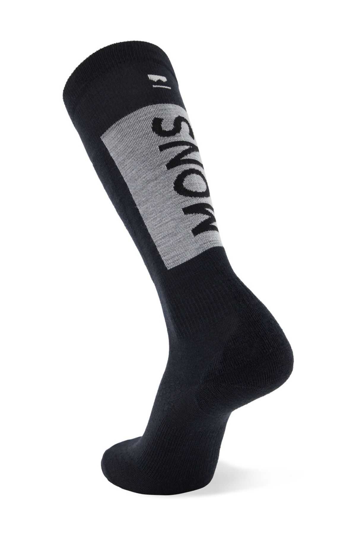 Atlas Merino Snow Sock, Black / S (35-38)