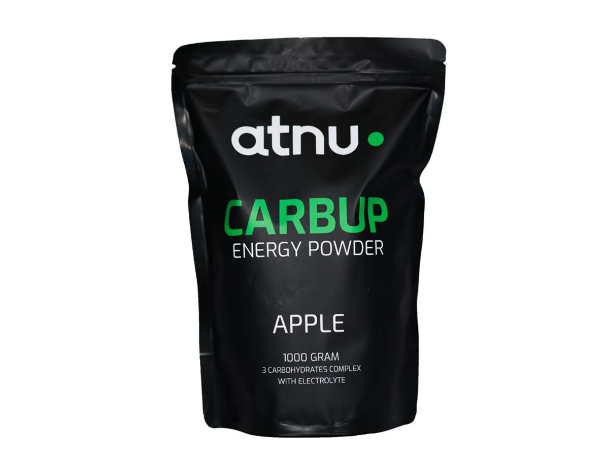 Atnu Carbup Energy Powder - Æble - 1000 gram