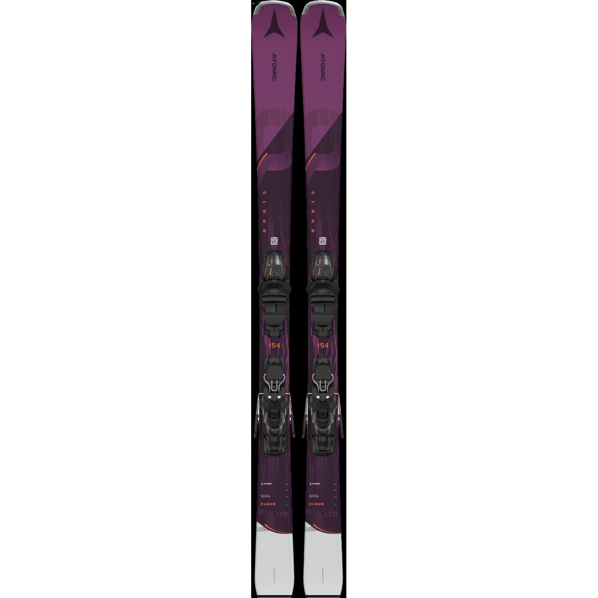 Atomic Cloud Q Ltd Dame Ski Incl. M 10 Gw Binding (Farve: Berry, Størrelse: 161)