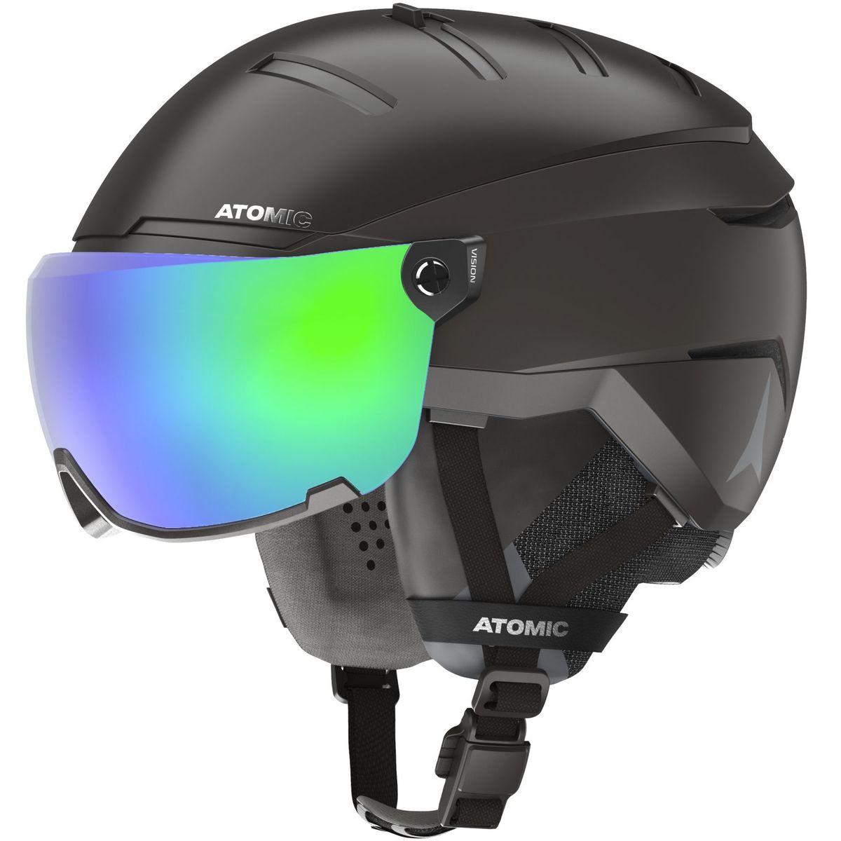 Atomic Savor GT Amid Visor HD, skihjelm med visir, sort