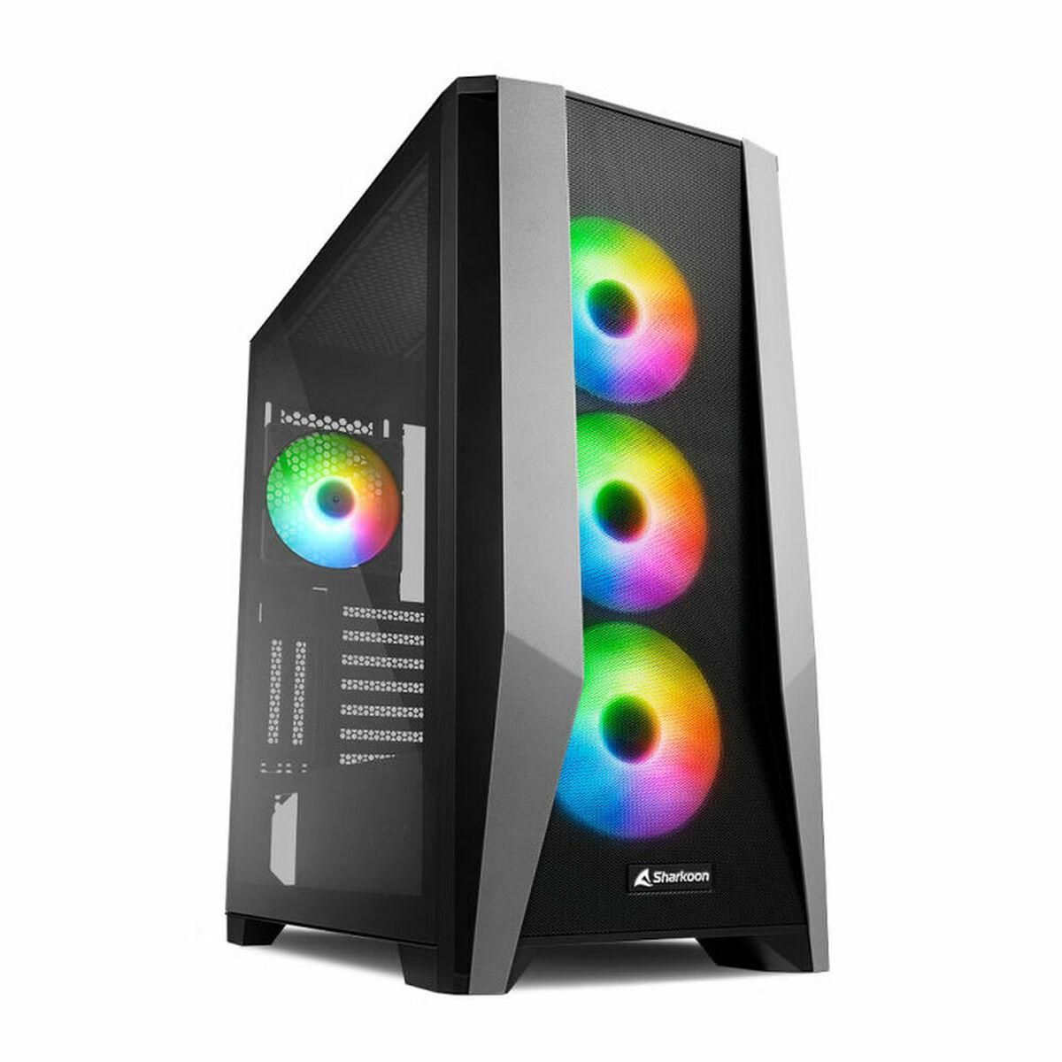 ATX Semi-tårn kasse Sharkoon TG7M ATX LED RGB