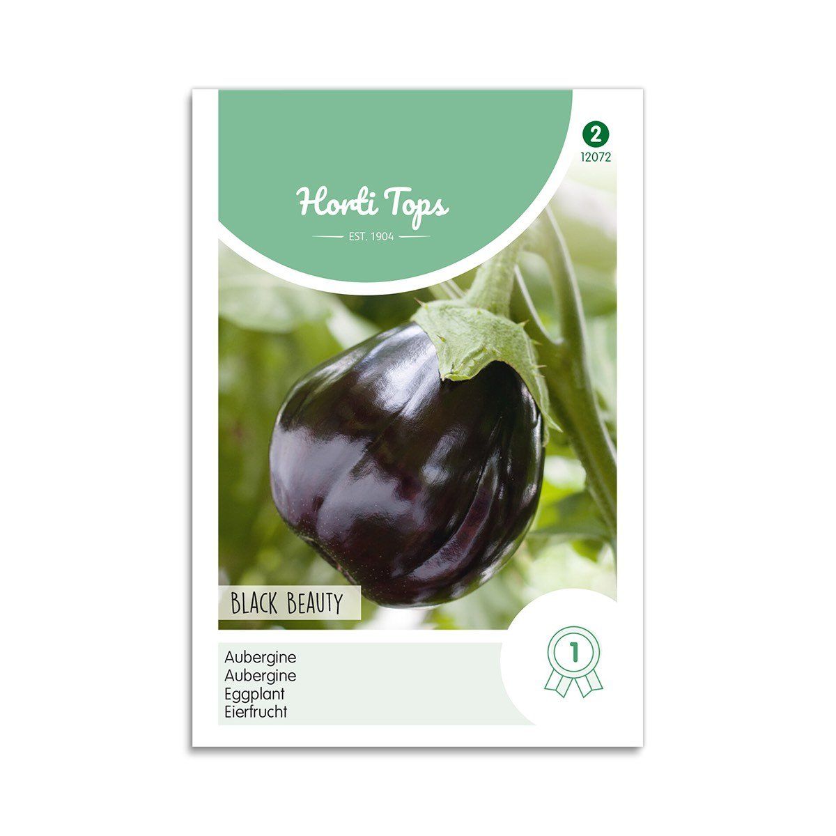 Aubergine frø "Black Beauty" - Horti Tops