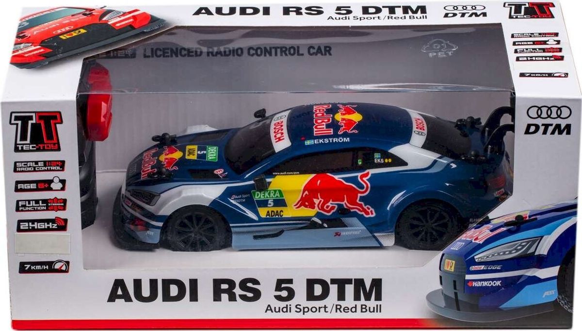 Audi Rs 5 Dtm Red Bull Fjernstyret Bil - 1:24 - 2,4 Ghz