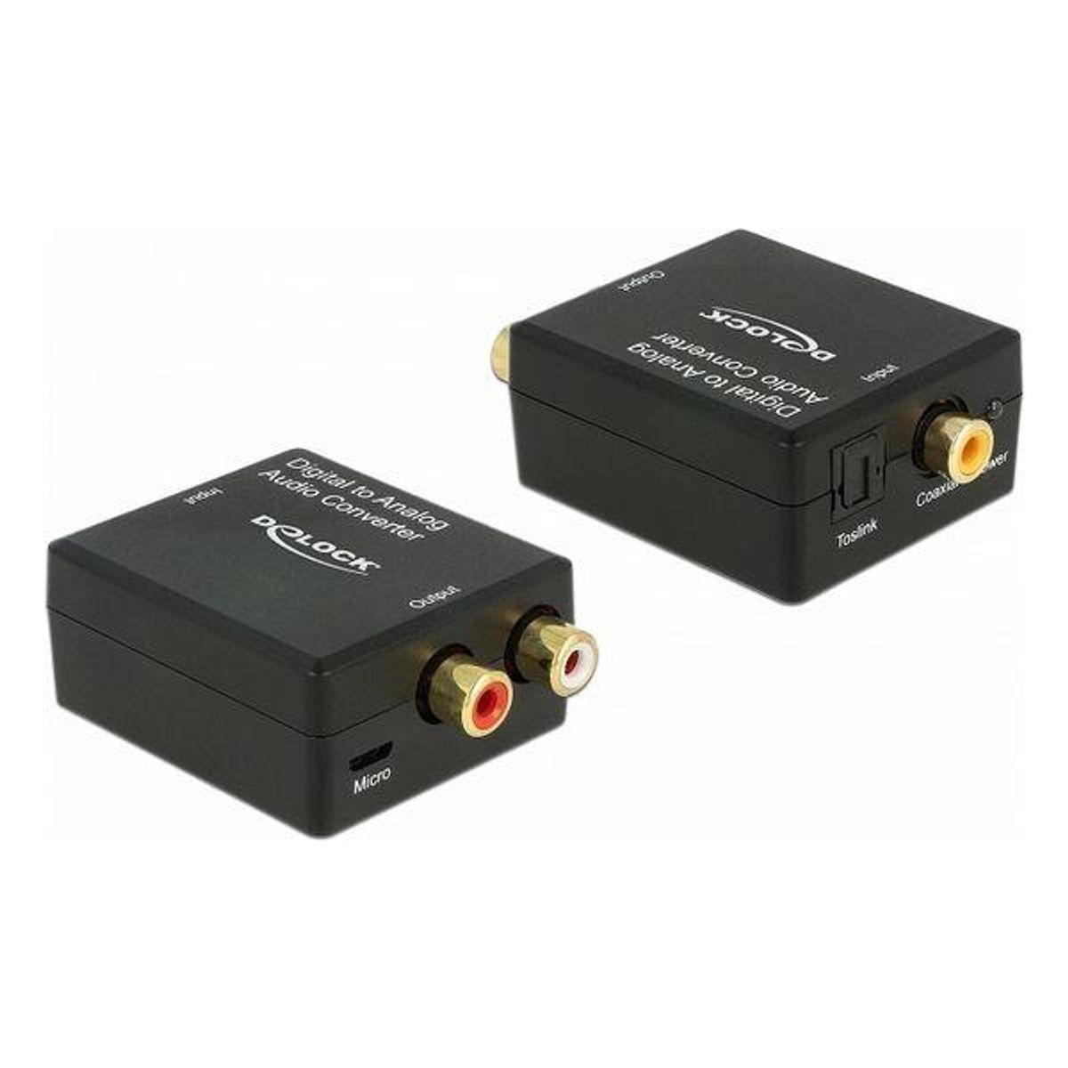 Audio converter DELOCK Toslink - RCA Sort