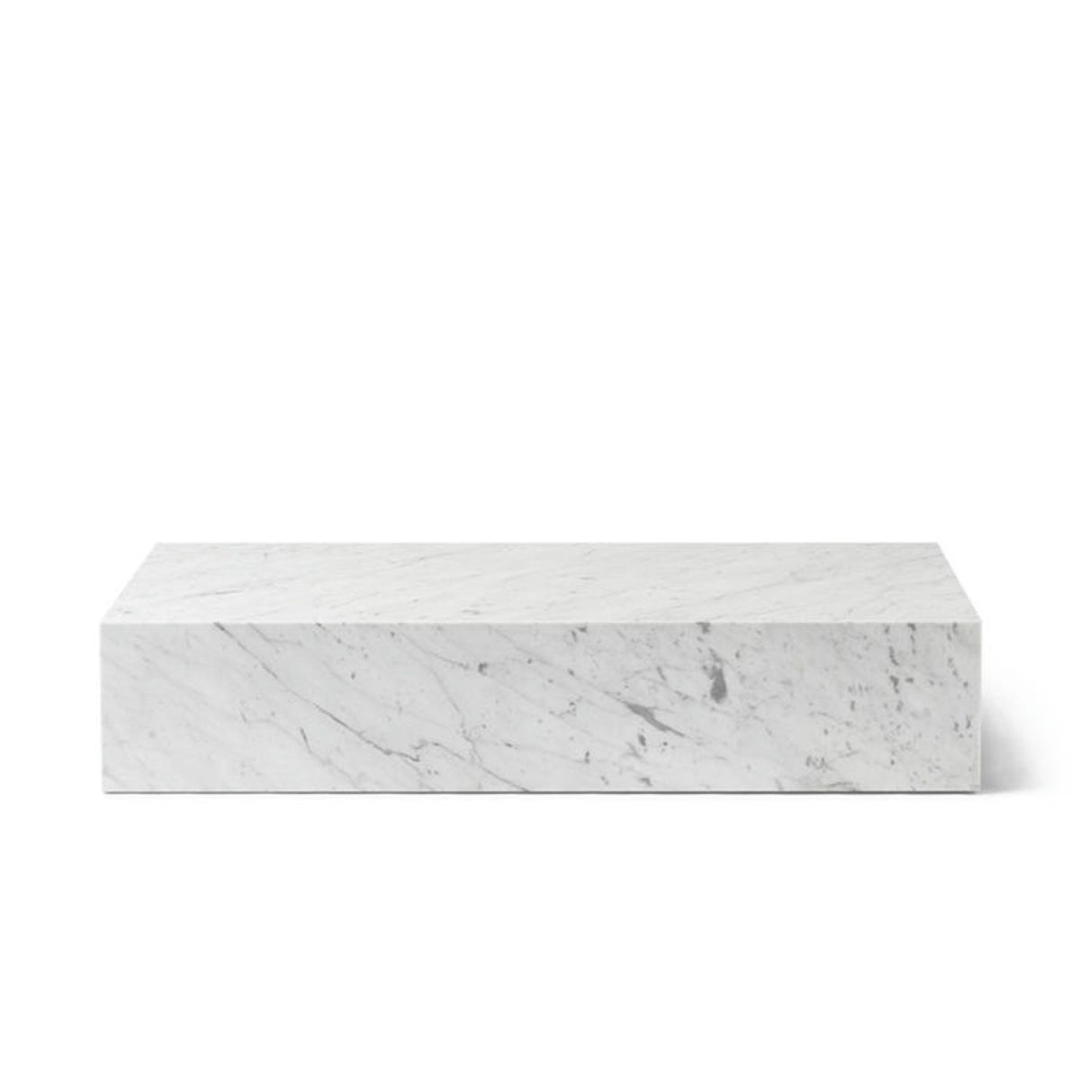 Audo Plinth Marmorbord White Carrara Marble Grand