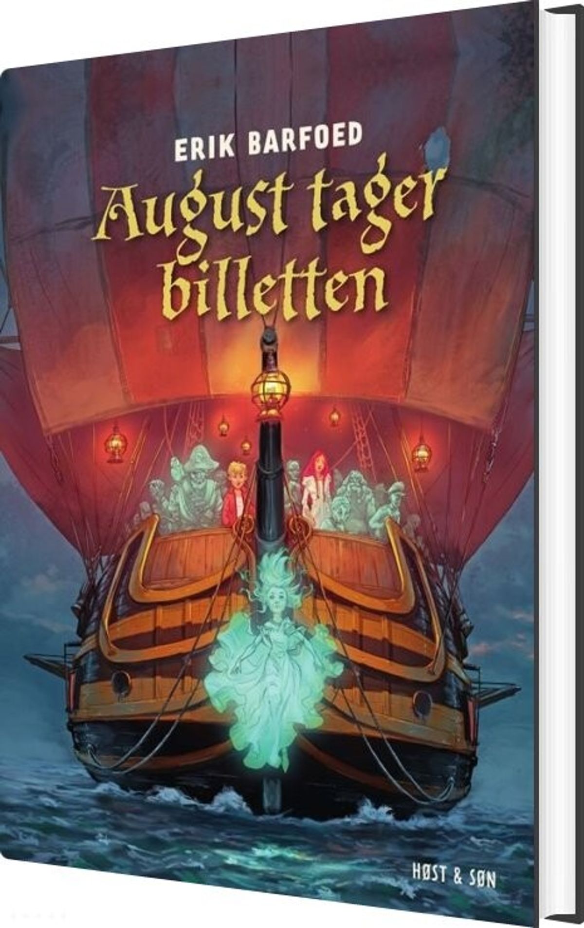 August Tager Billetten - Erik Barfoed - Bog