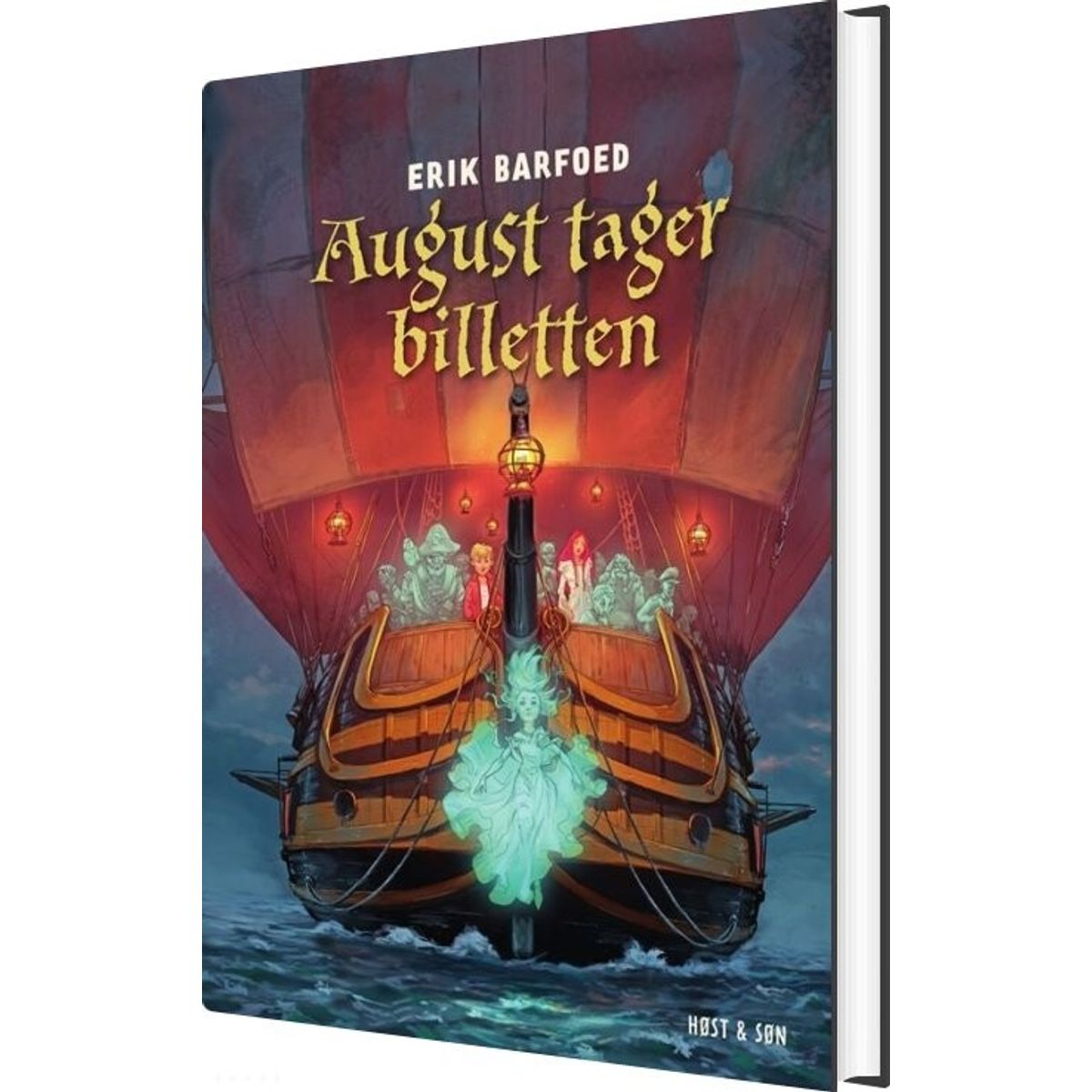 August Tager Billetten - Erik Barfoed - Bog