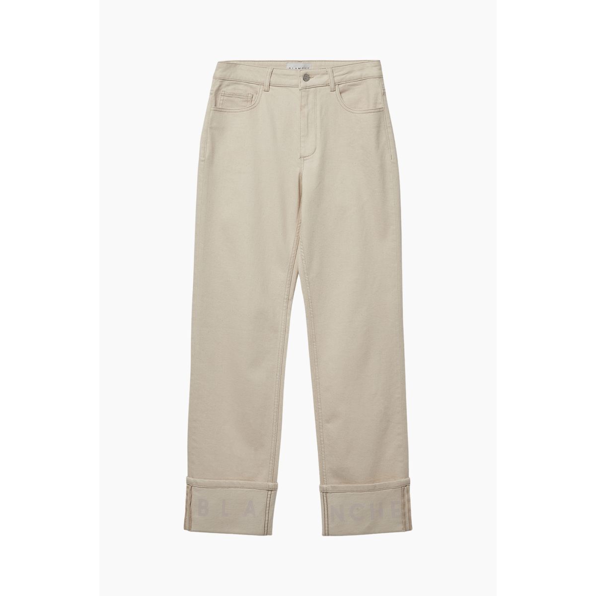 Augusta-BL Sable Jeans - Plaza Taupe - Blanche - Hvid 24