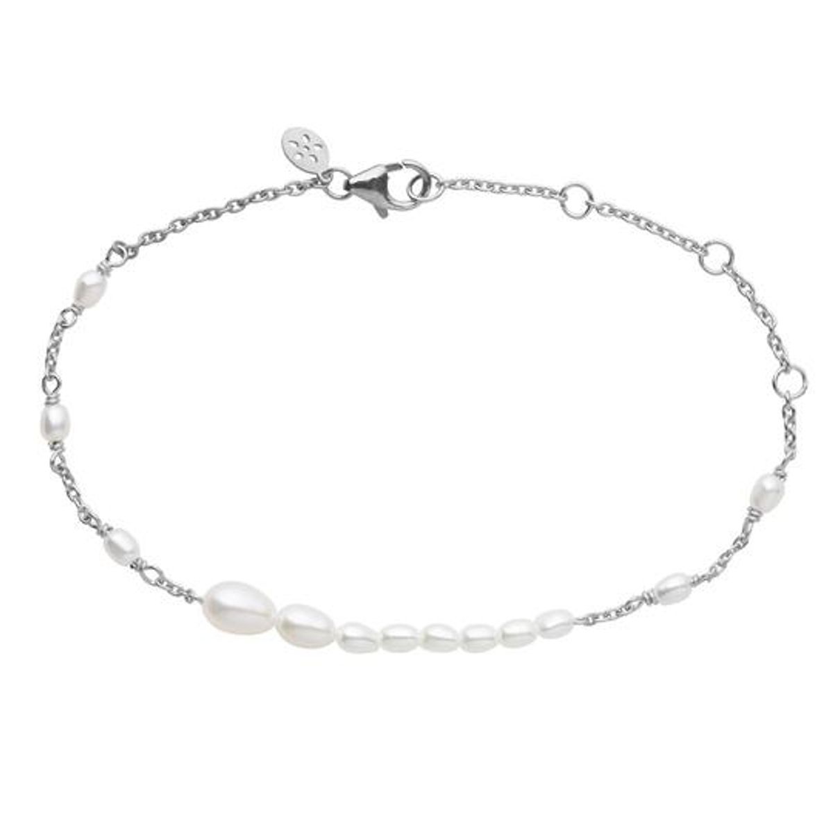 Aura Flow Sterling Sølv Armbånd fra byBiehl 2-3901WP-R