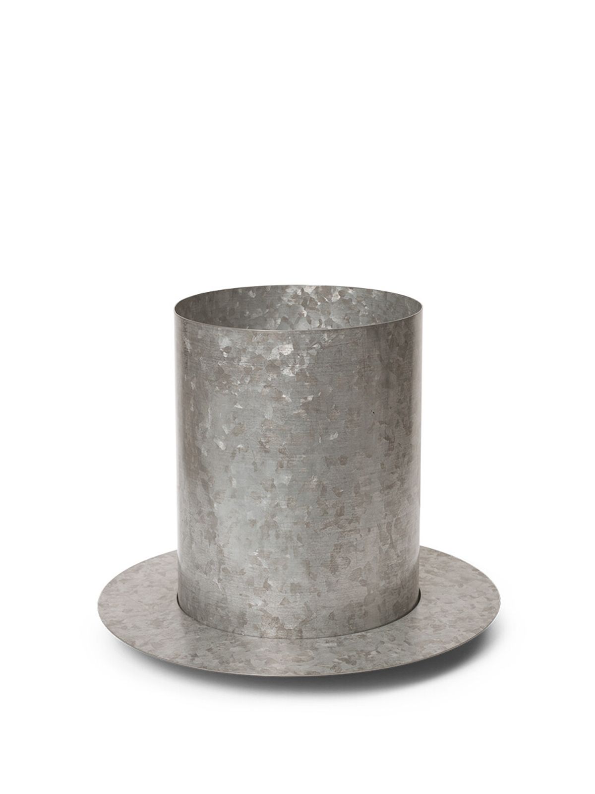 Auran Pot, galvanized fra Ferm Living (Medium)