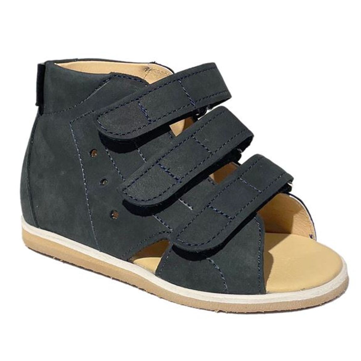 Aurelka sandal, navy - sandal med ekstra støtte