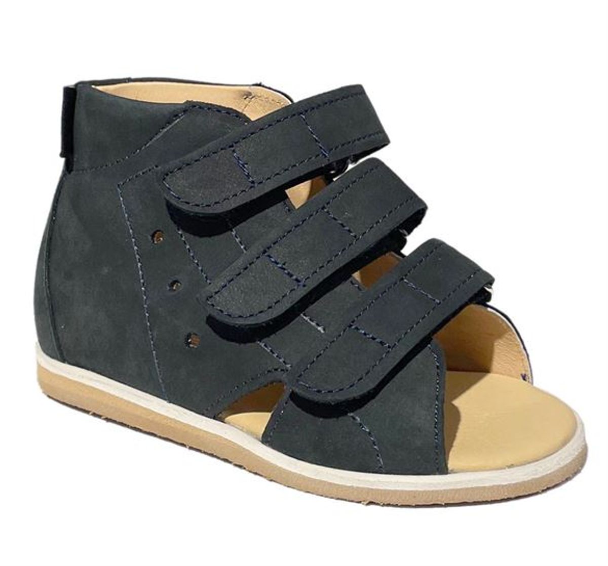 Aurelka sandal, navy - sandal med ekstra støtte