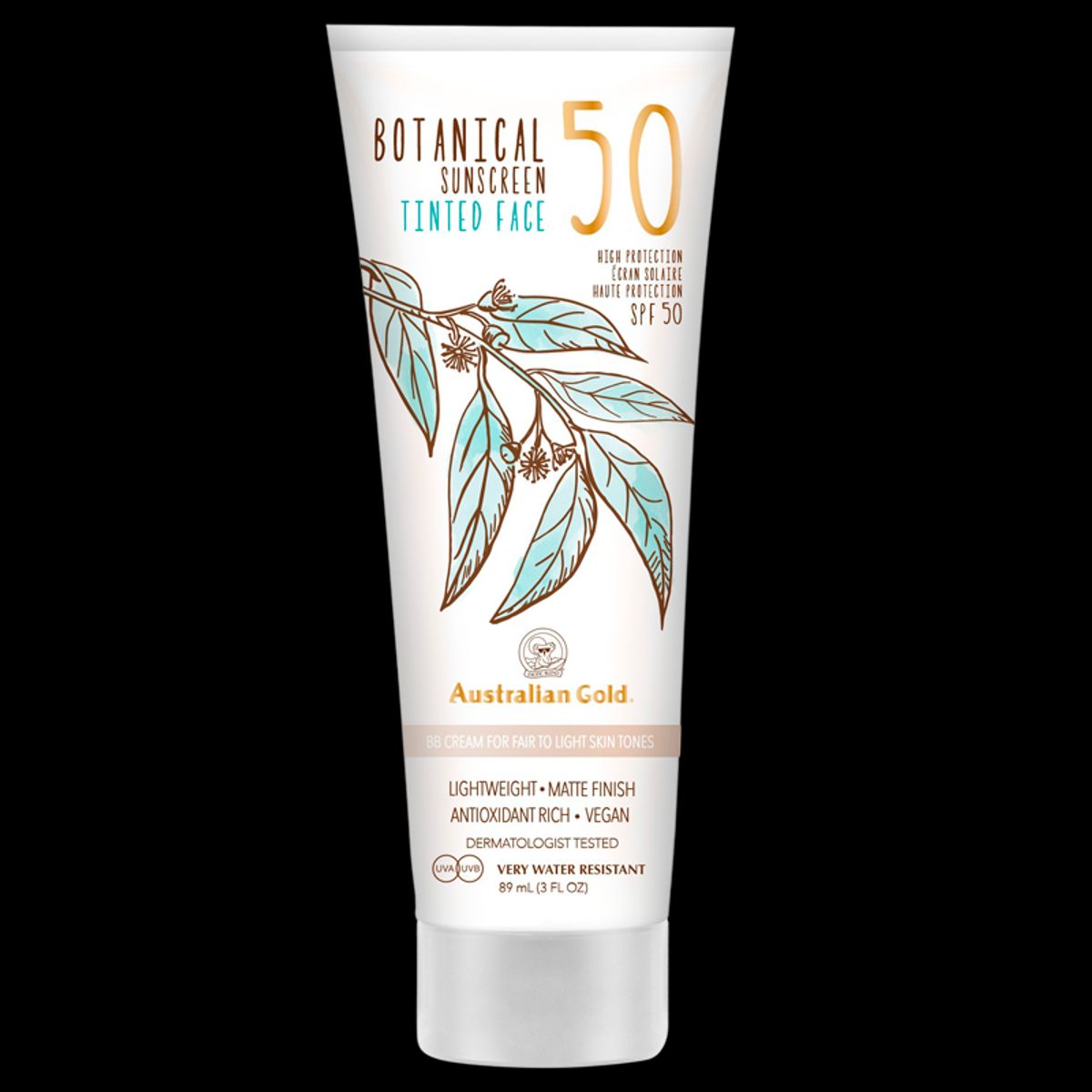 Australian Gold Botanical SPF50 Tinted Fair-Light 88 ml