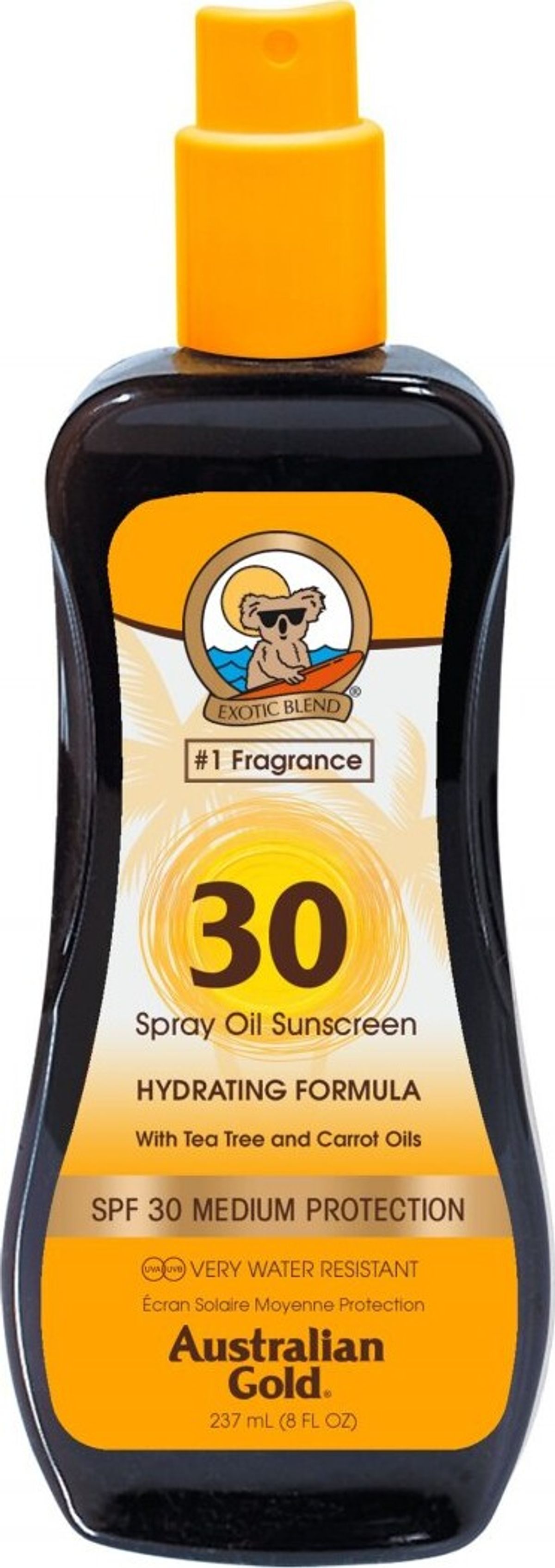 Australian Gold - Solcreme Spray - Oil Sunscreen Spf30 237 Ml