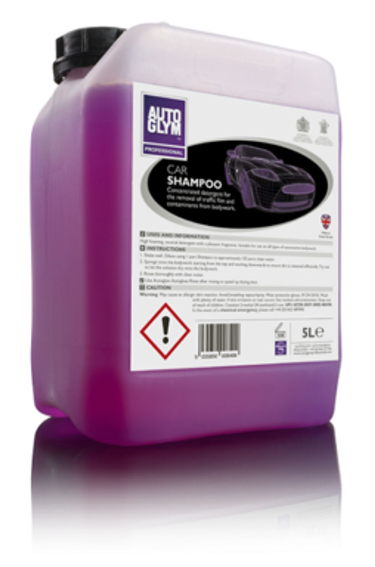 Autoglym Autoshampoo Uden Voks 5 ltr