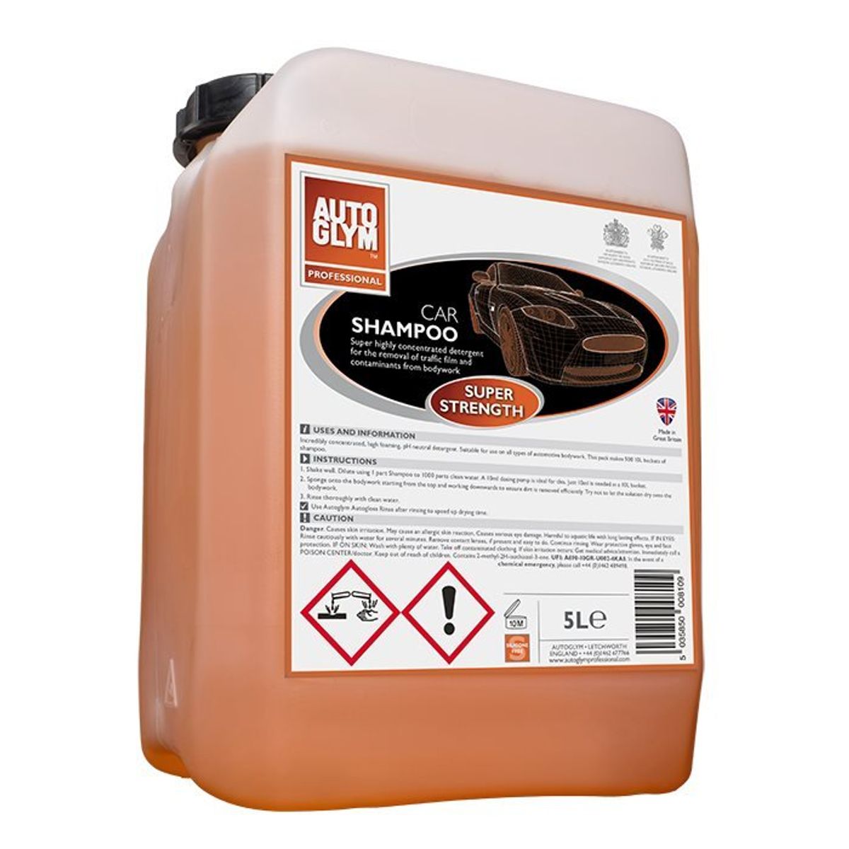 Autoglym Carshampoo Super Strength 5L Shampoo