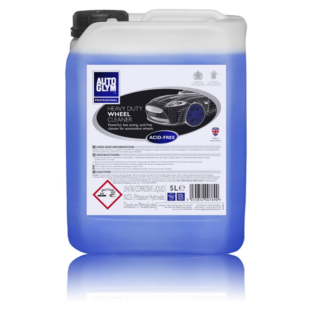 Autoglym Heavy Duty Acid Free Wheel Cleaner 5L Fælgrens