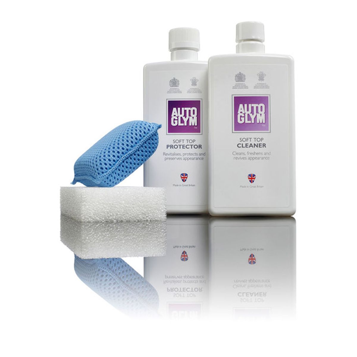 Autoglym Soft Top Clean And Protect 2x500ml kalecherens