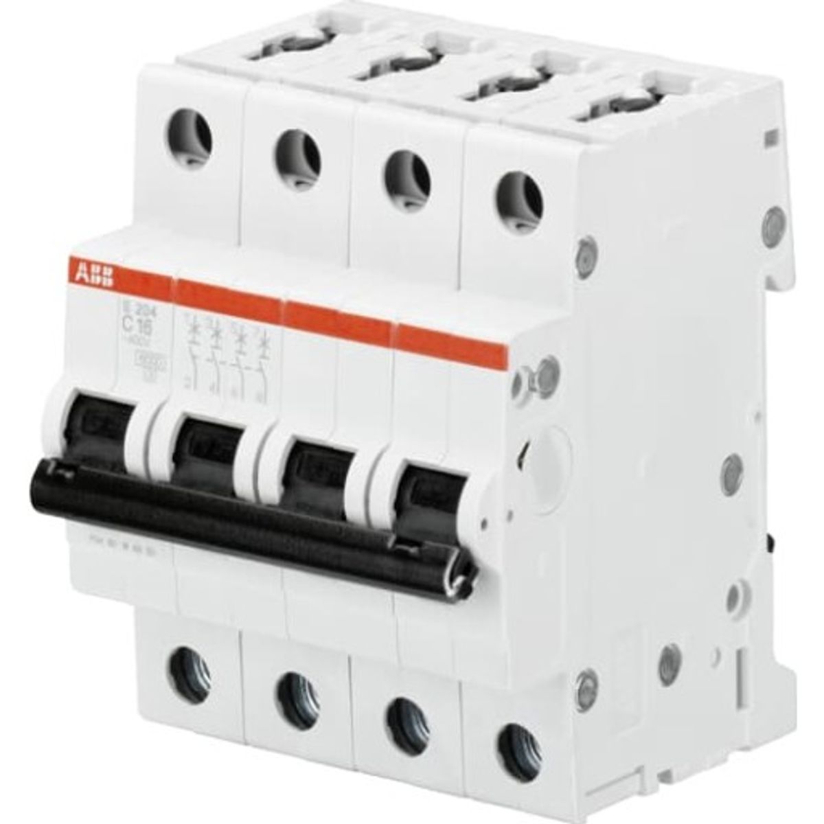 Automatsikring C 50A 4P, 6kA, S204-C50