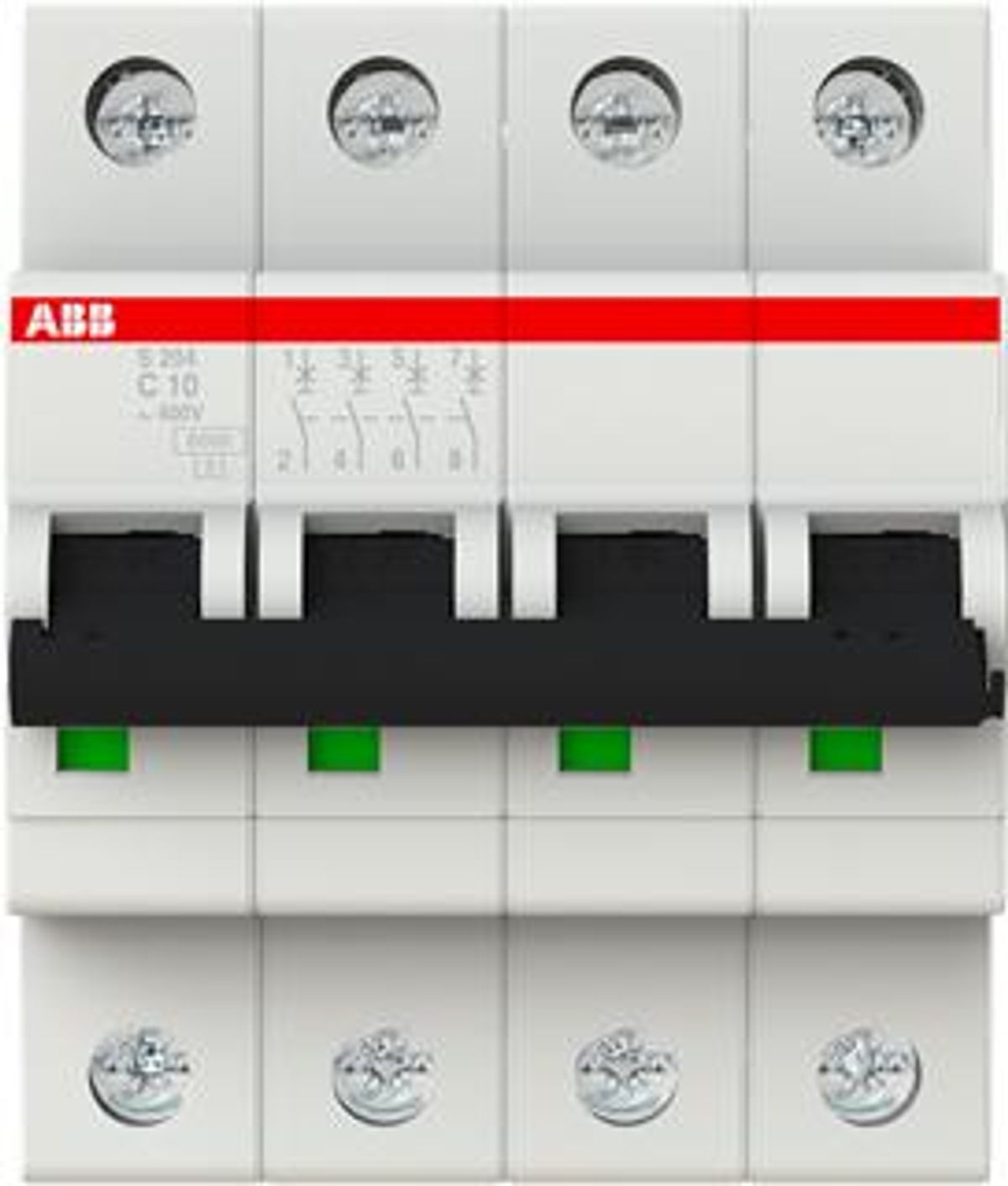 Automatsikring C10A 4P 6Ka 4M