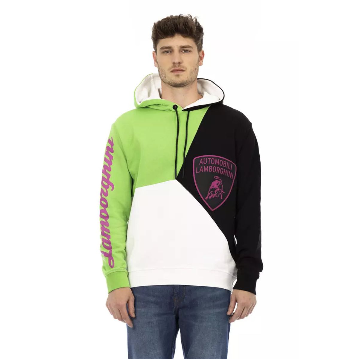 Automobili Lamborghini Hvid Bomuld Sweater