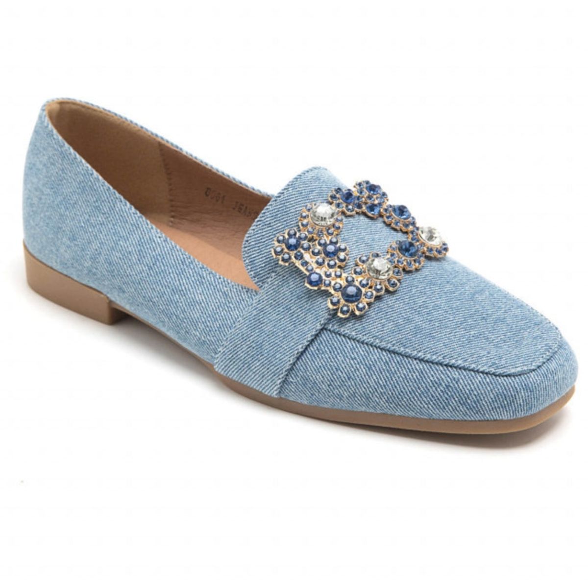 Ava dame loafers 8061 - Jeans