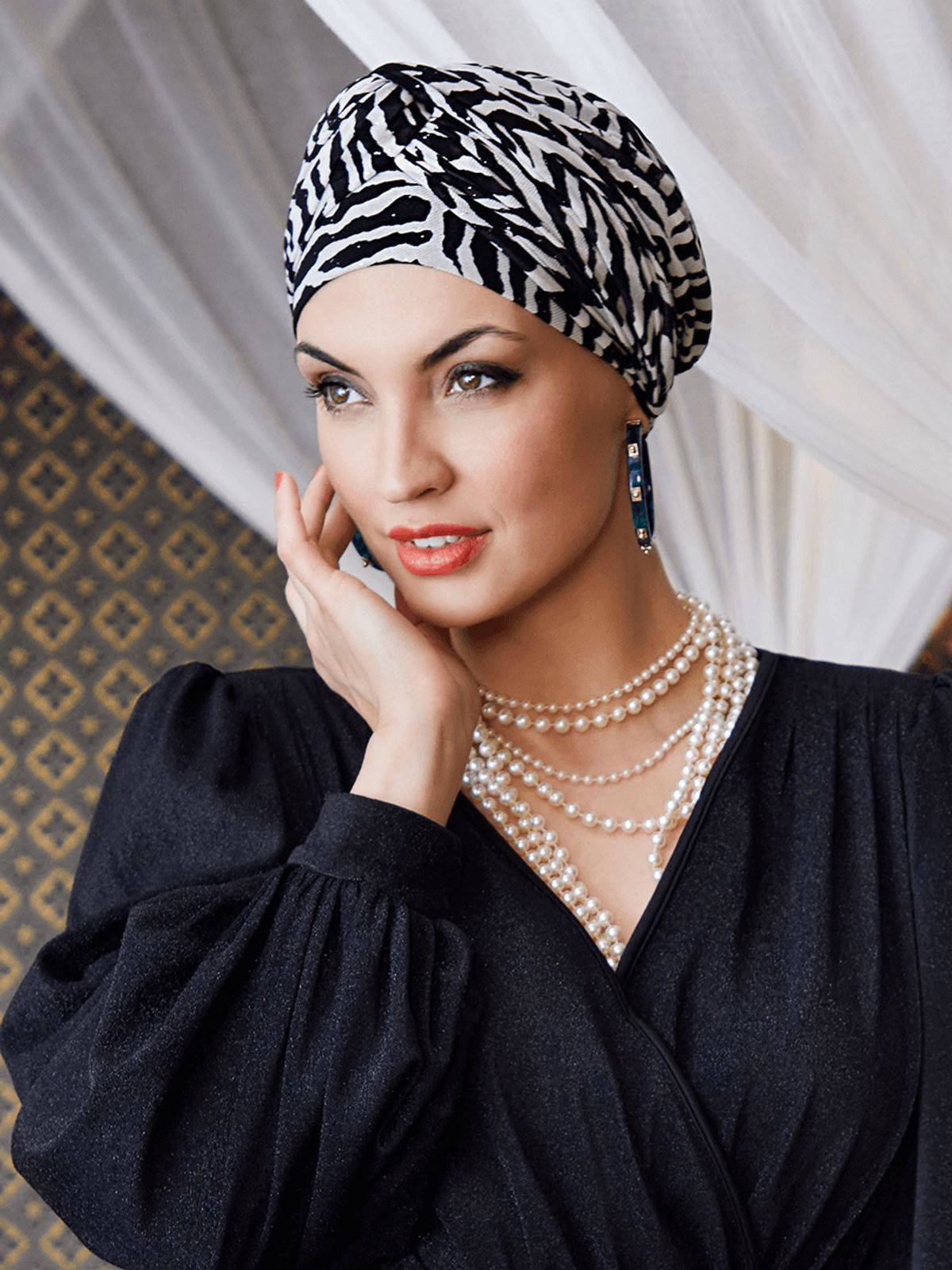 Avalon Turban Set | Zebra Glam