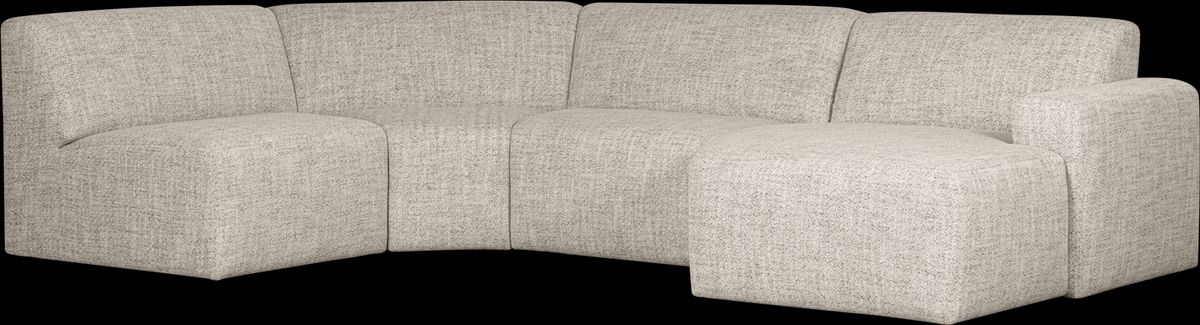 Avelon, Hjørnesofa, natur, H78x205x315 cm