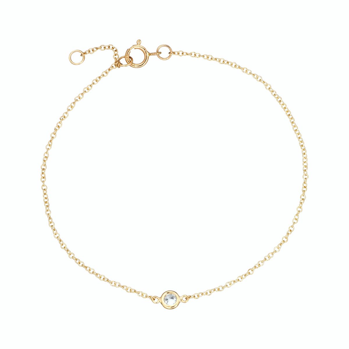 Aveny LUXURY - Armbånd, 0,10 ct. w/si 14 kt. guld