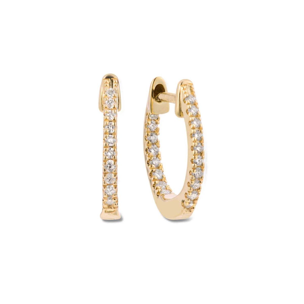 Aveny LUXURY - Creoler, 0,12ct w/si 14 kt. guld