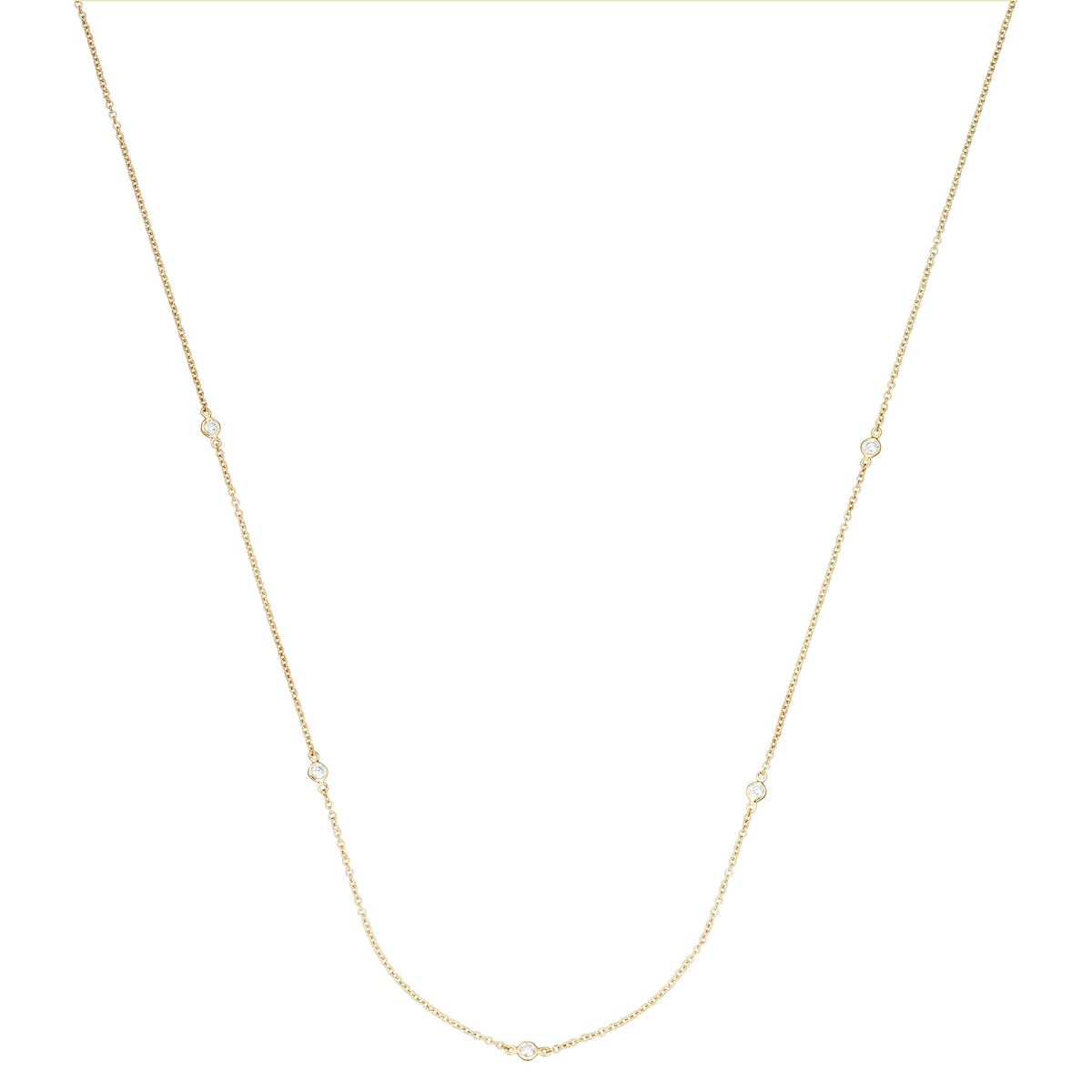 Aveny LUXURY - Halskæde, 0,25 ct. w/si 14 kt. guld