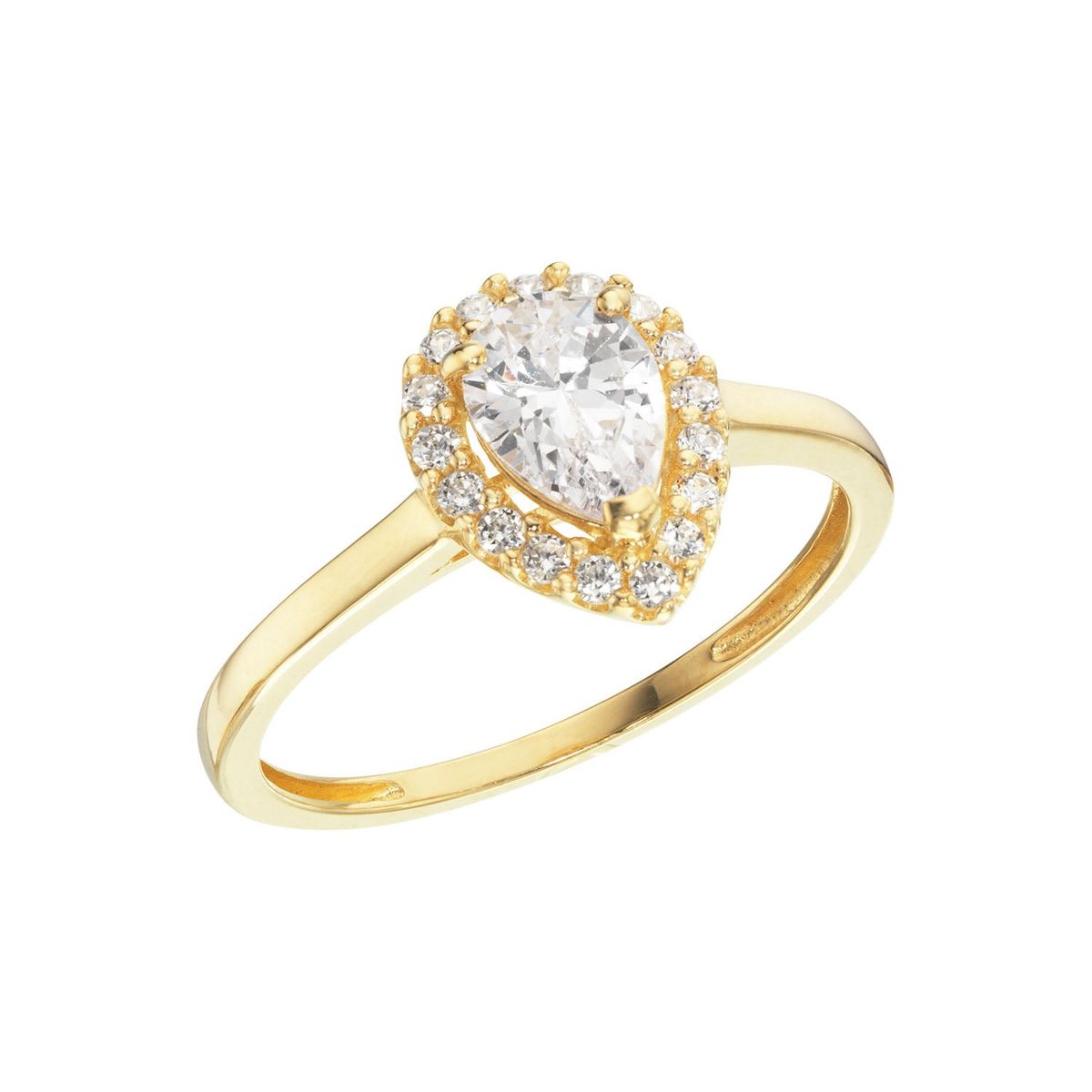 Aveny NINE K - Roset ring 9 kt. guld