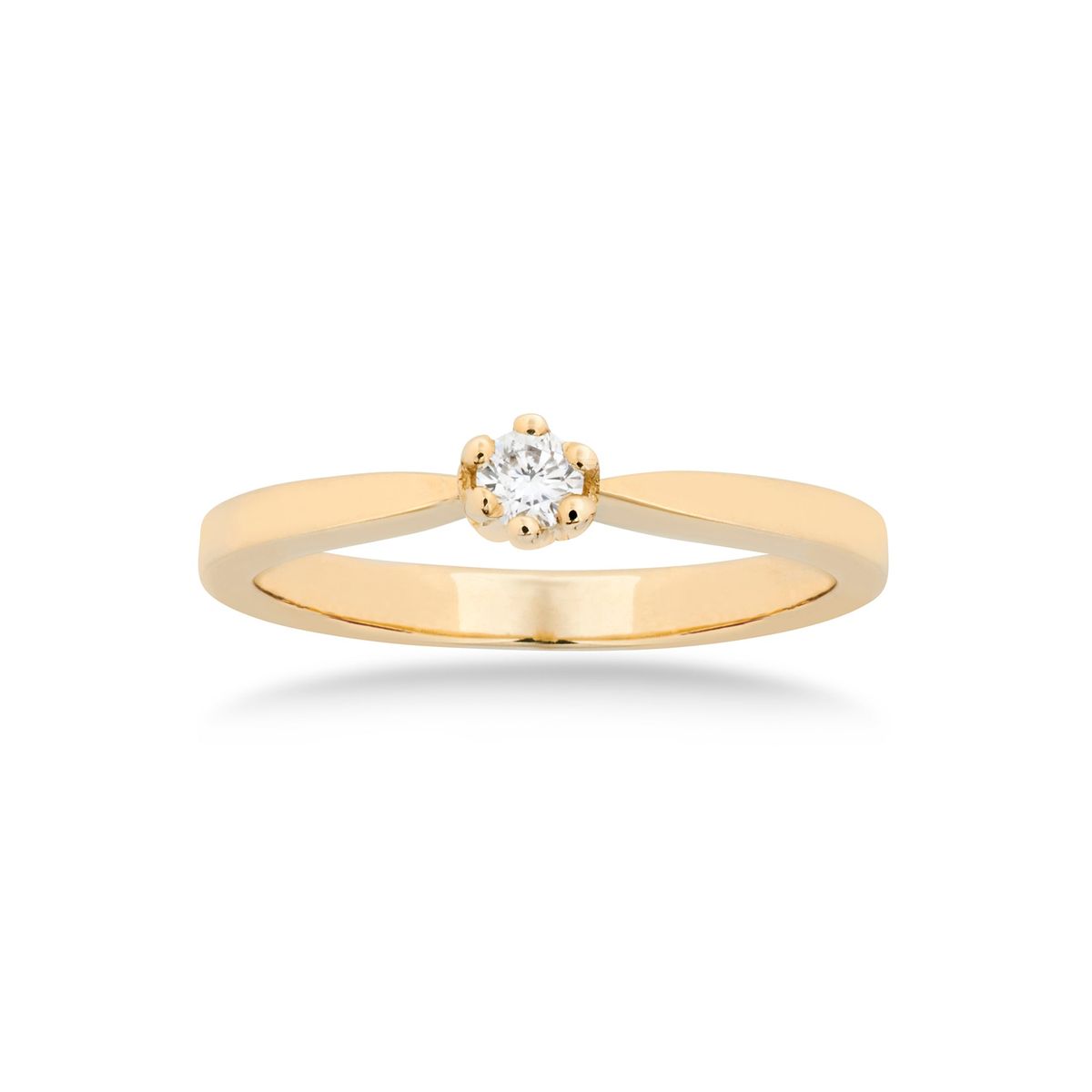 Aveny STARLIGHT - Ring, 0,05 ct. w/si 14 kt. guld