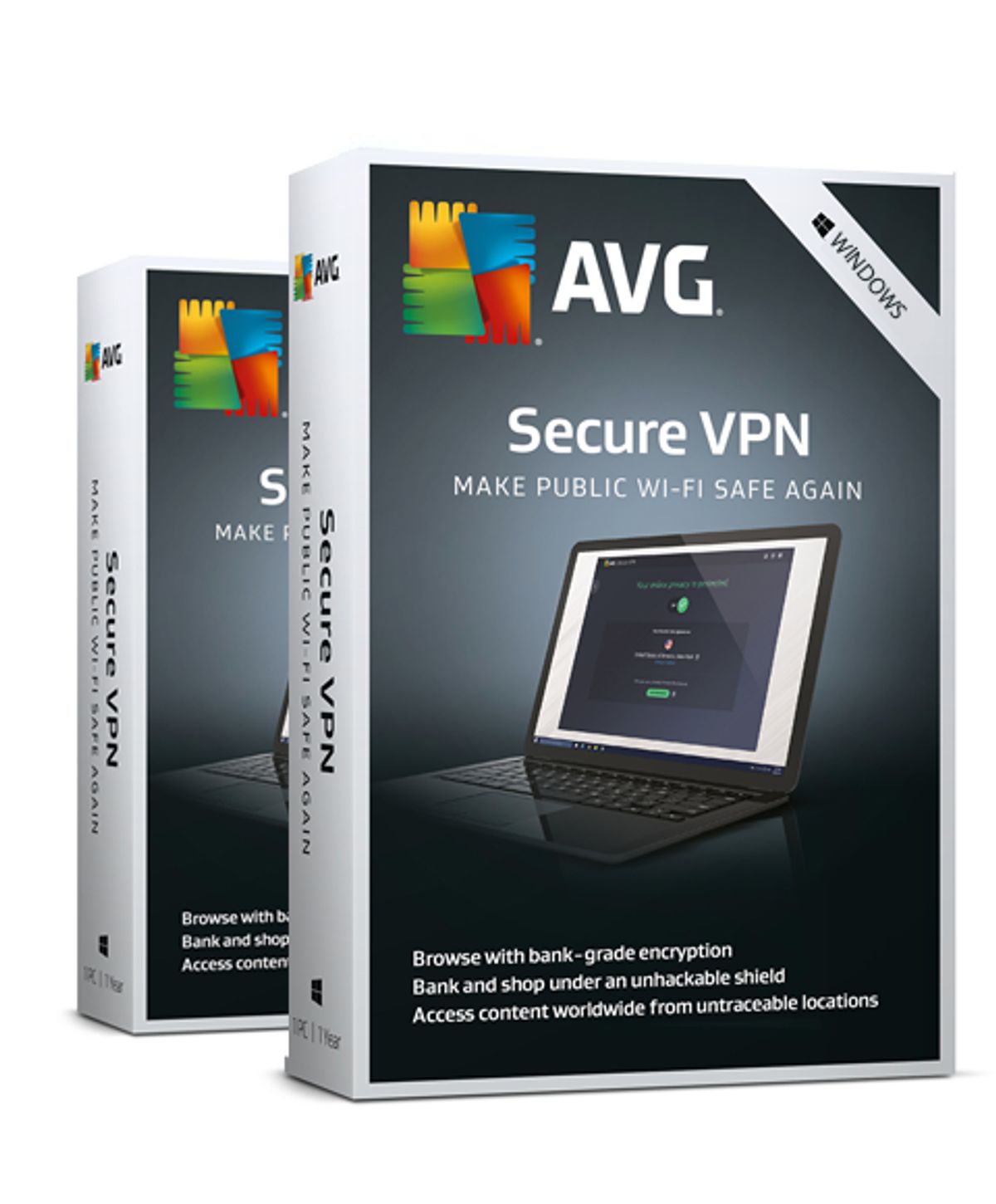 AVG Secure VPN - 10 enheder / 1 år