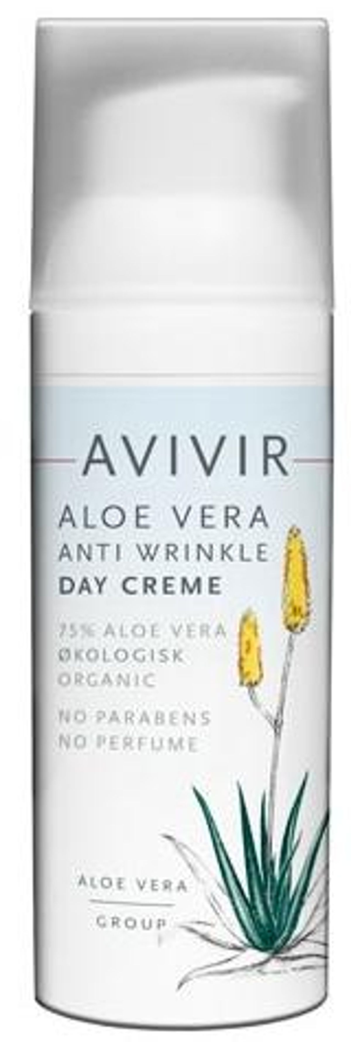 AVIVIR Aloe Vera Anti Wrinkle Day Creme, 50ml.