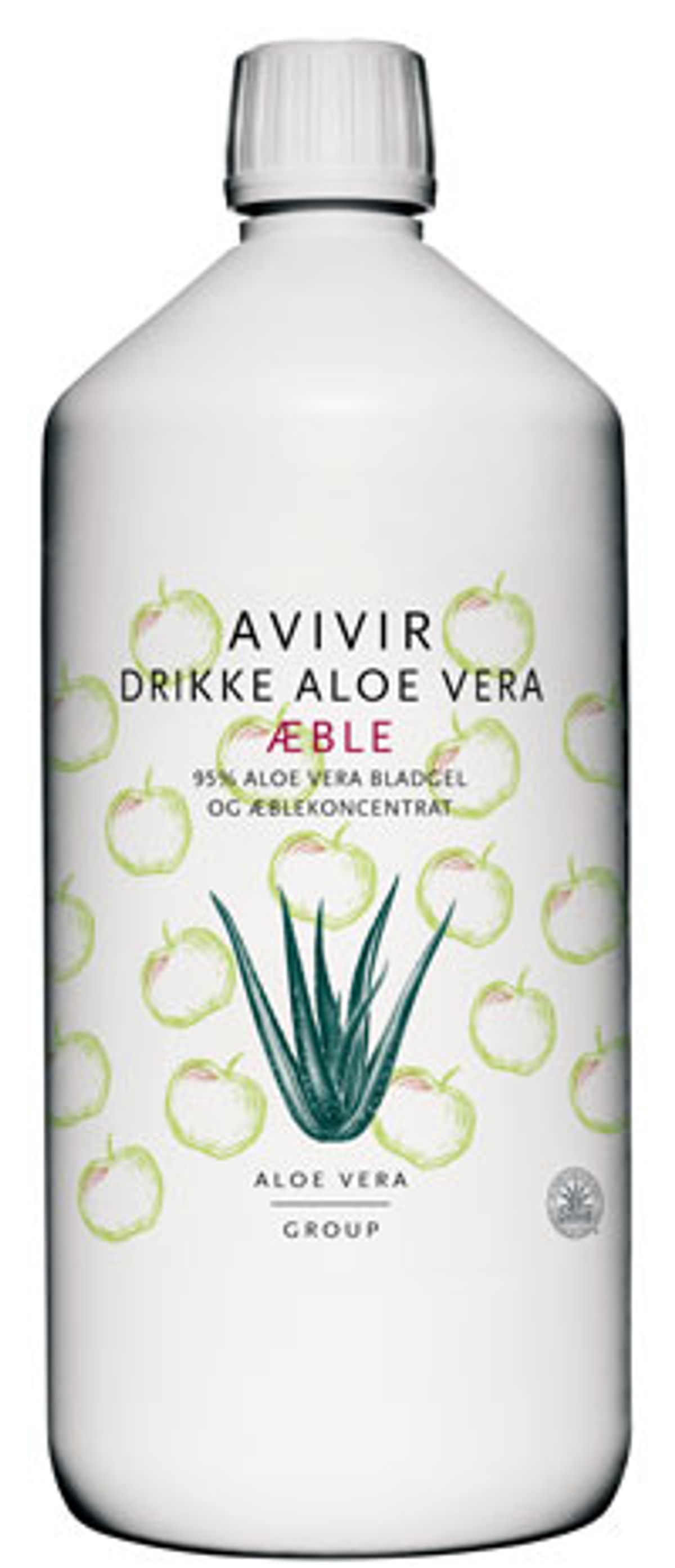 Avivir Aloe Vera Drik m. æble &bull; 1 L