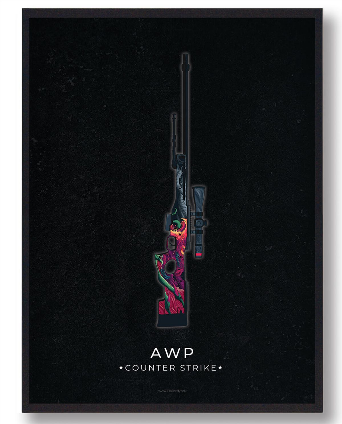 AWP - CS gamerplakater (Størrelse: L - 50x70cm (B2))