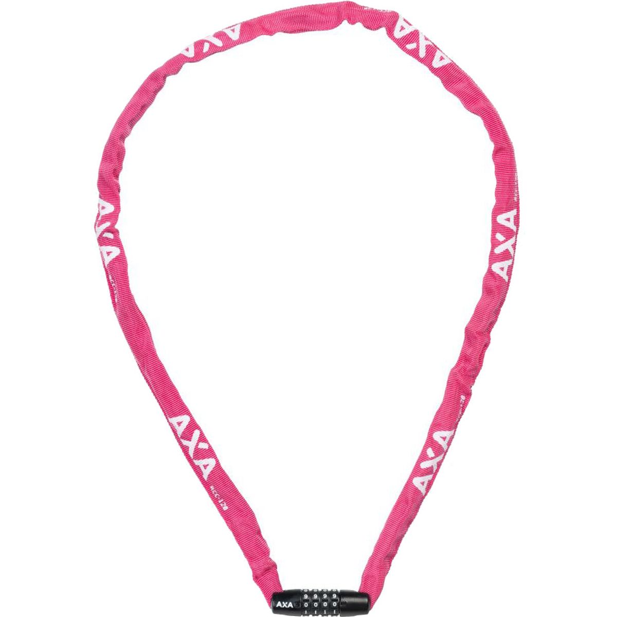 AXA Kædelås m. kode 120cm/3.5mm - Pink