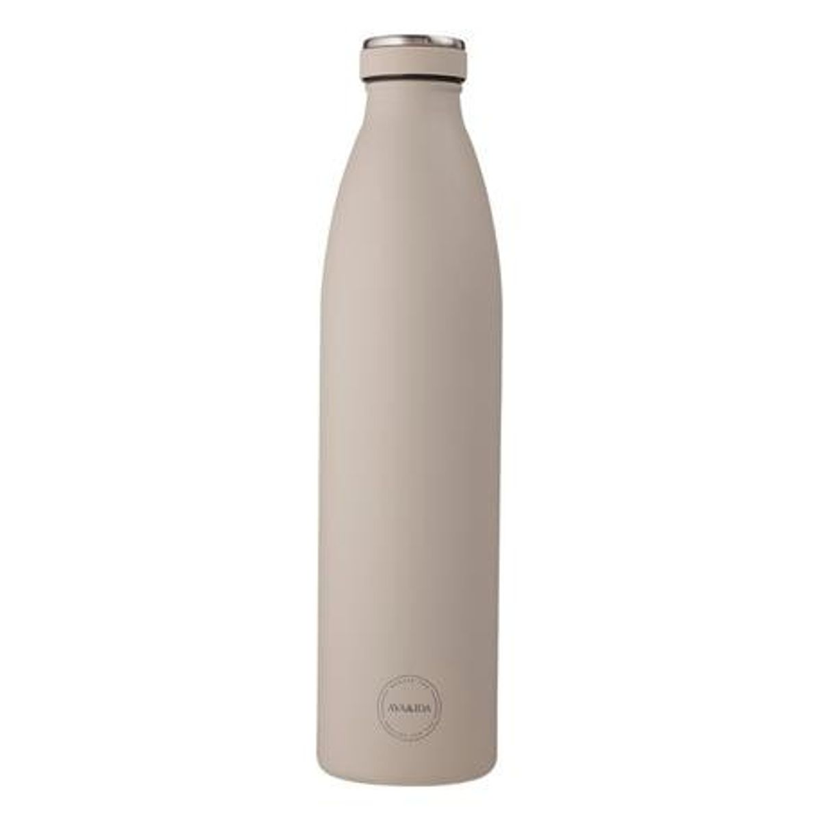 Aya&ida, Drinking Bottle, Drikkeflaske Med Låg, 1000 Ml, Cream Beige