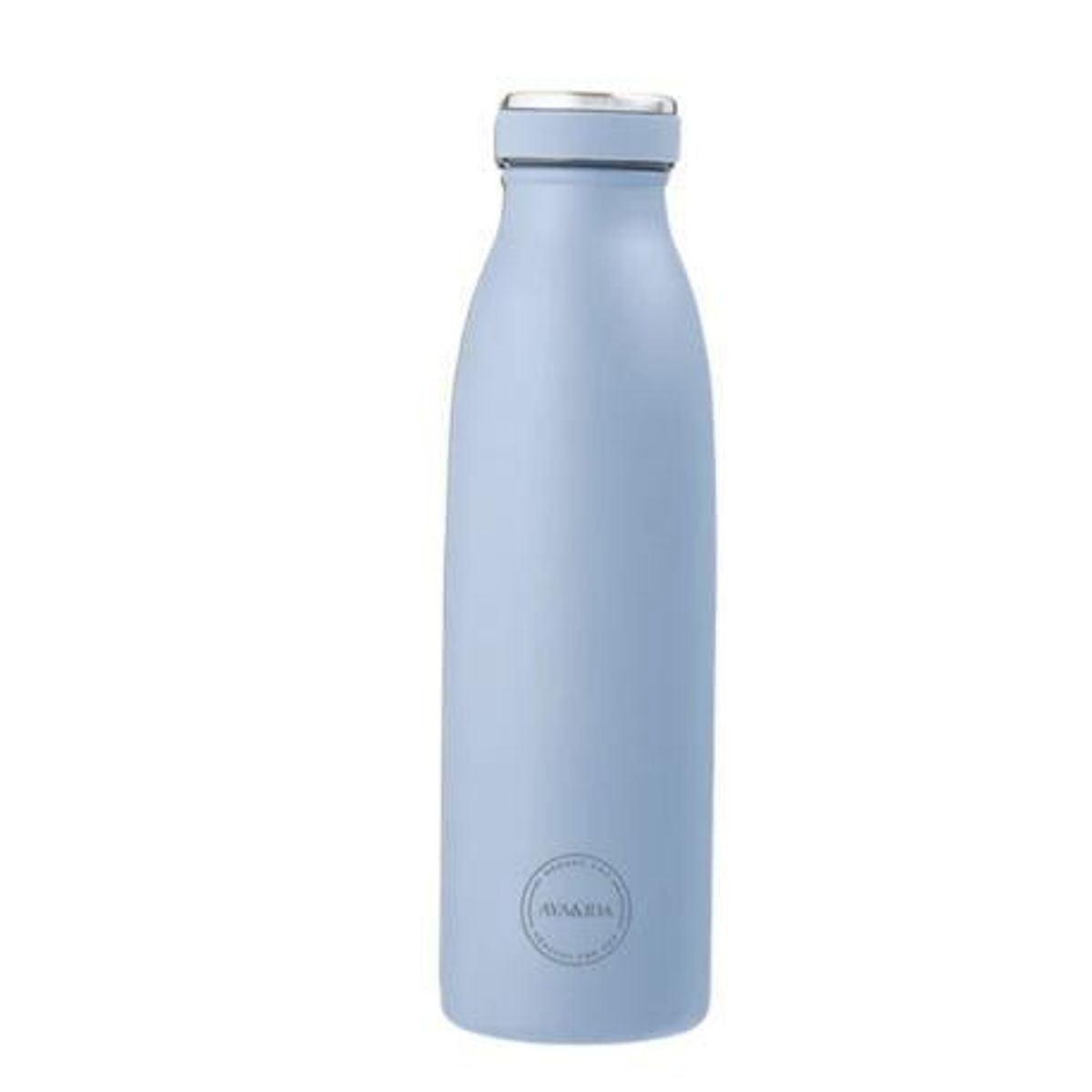 Aya&ida, Drinking Bottle, Drikkeflaske Med Låg, 500 Ml, Powder Blue