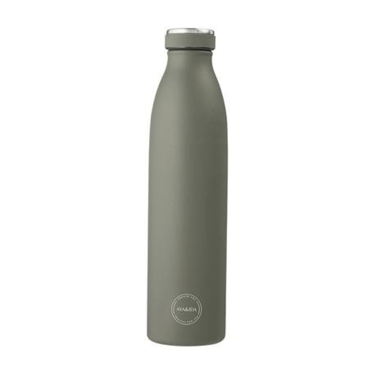 Aya&ida, Drinking Bottle, Drikkeflaske Med Låg, 750 Ml, Tropical Green