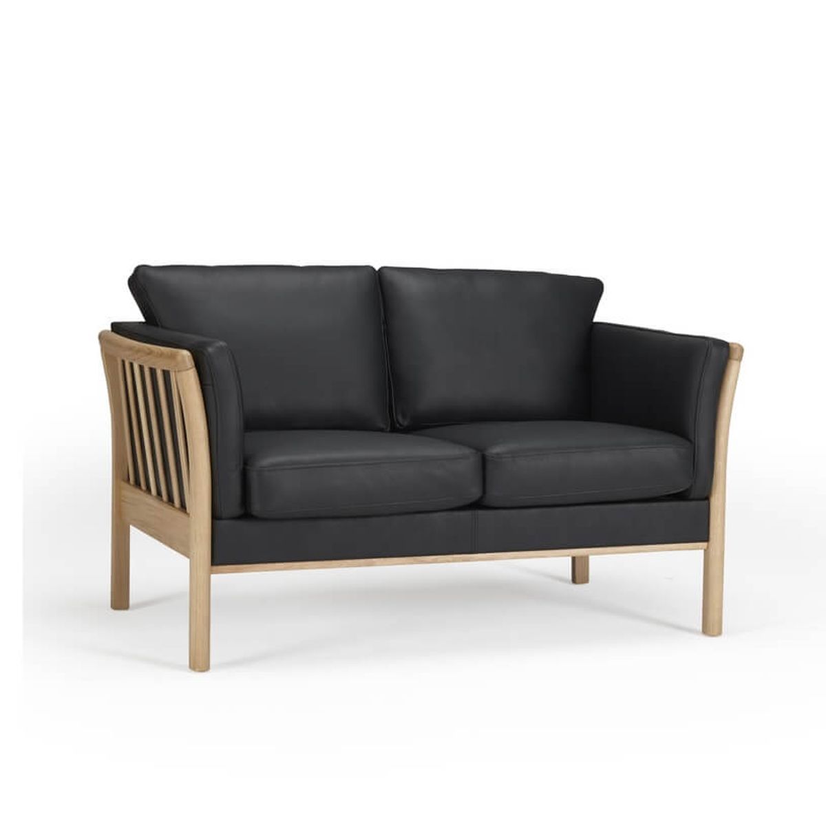 Aya K129 2 pers. sofa m/vippearm - stof/læder